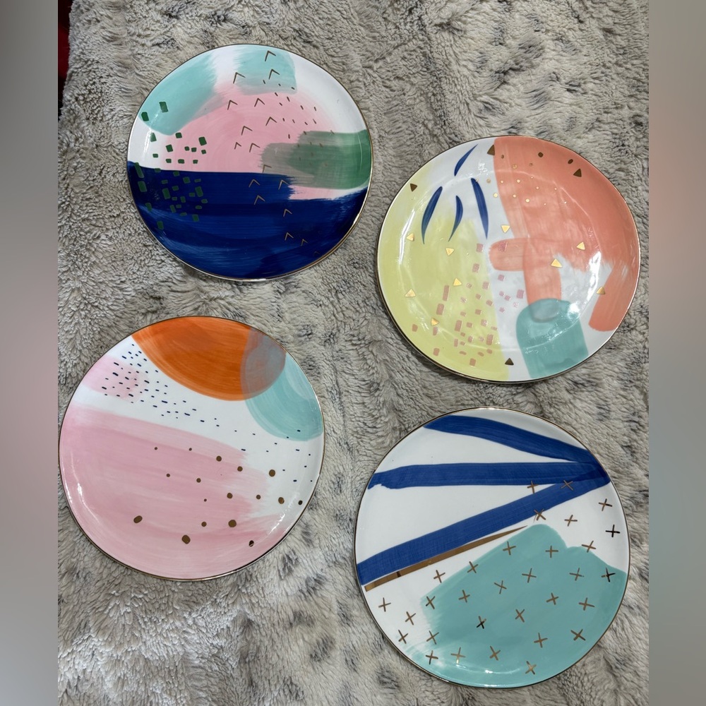 Pier 1 Dessert Plates ~ Set of 4